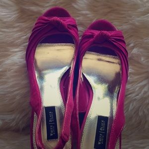 WHBM Hot Pink Sandals